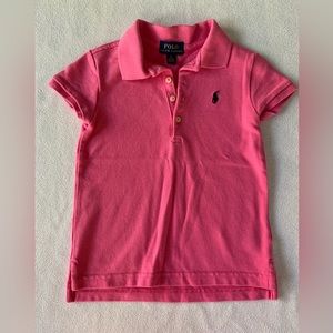 RALPH LAUREN POLO EUC PINK POLO SHIRT SZ 5